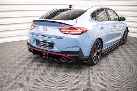 Maxton Street Pro Rear Side Splitters Hyundai I30 N Fastback Mk3 Facelift - Black