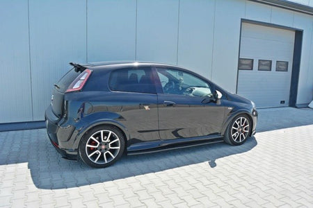 Maxton Side Skirts Diffusers Fiat Punto Evo Abarth - Gloss Black