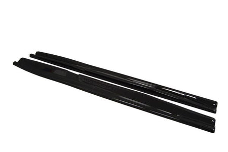 Maxton Side Skirts Diffusers Fiat Punto Evo Abarth - Gloss Black
