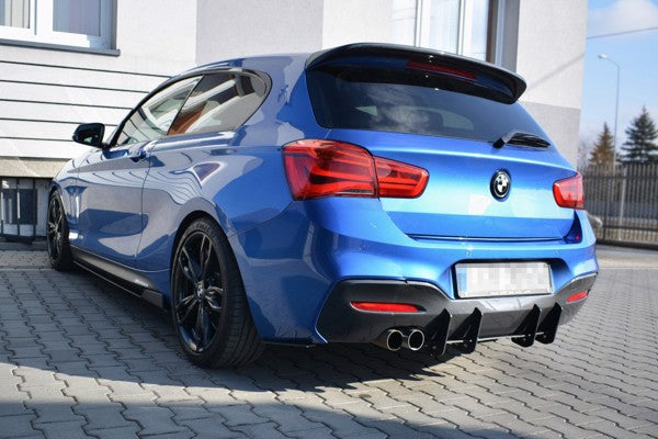 Maxton BMW 1 F20/F21 M-Power Facelift - Rear Diffuser V.1