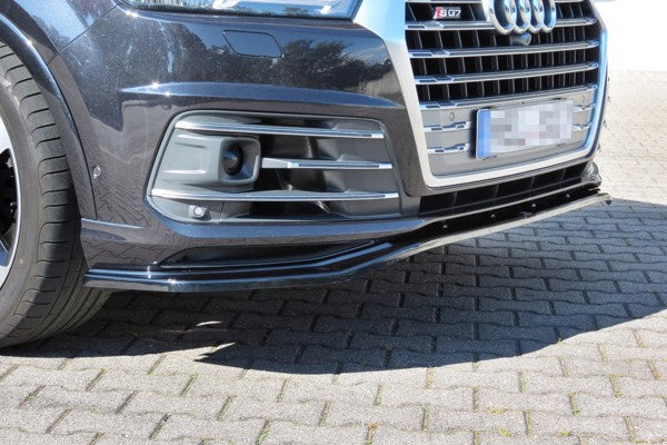 Maxton Front Splitter Audi Sq7 / Q7 S-Line Mk.2 - Gloss Black