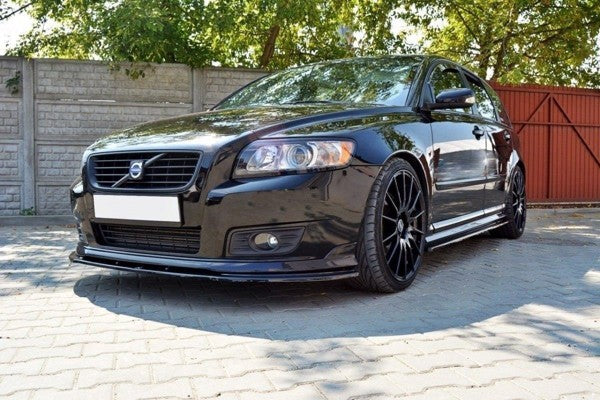 Maxton Front Splitter V.1 Volvo V50F R-Design - Gloss Black