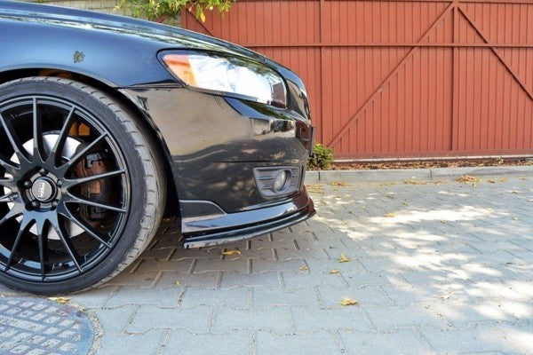 Maxton Front Splitter V.1 Volvo V50F R-Design - Gloss Black
