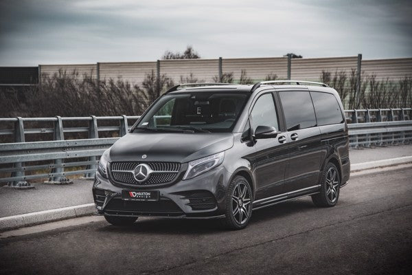 Maxton Front Splitter V.1 Mercedes-Benz V-Class Amg-Line W447 Facelift - Gloss Black