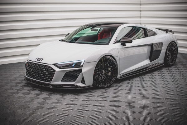 Maxton Side Skirts Diffusers Audi R8 Mk2 Facelift - Gloss Black