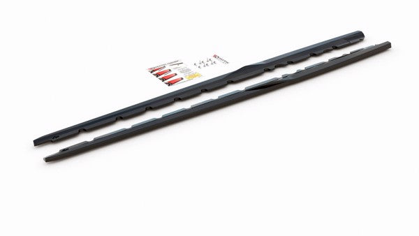 Maxton Side Skirts Diffusers Audi R8 Mk2 Facelift - Gloss Black