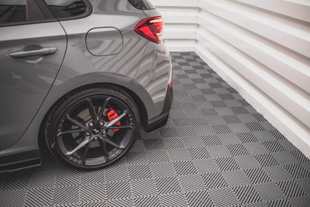 Maxton Street Pro Rear Side Splitters Hyundai I30 N Hatchback Mk3 Facelift - Black