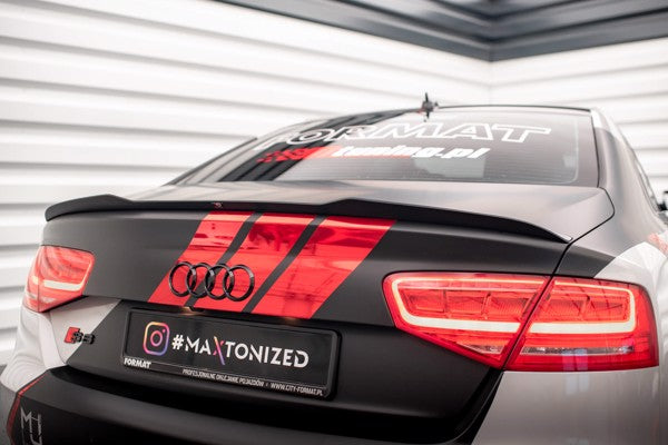 Maxton Spoiler Cap Audi S8 D4 - Gloss Black