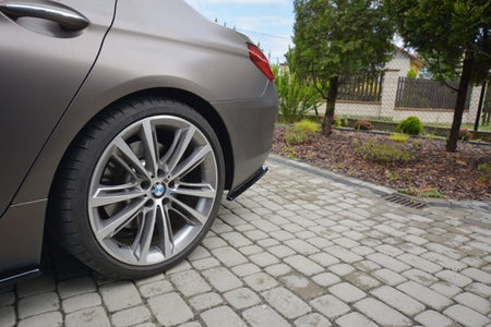 Maxton Rear Side Splitters BMW 6 Gran Coupé - Gloss Black