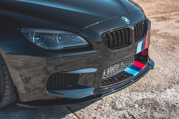 Maxton Front Splitter V.2 BMW M6 F06 Gran Coupe - Gloss Black