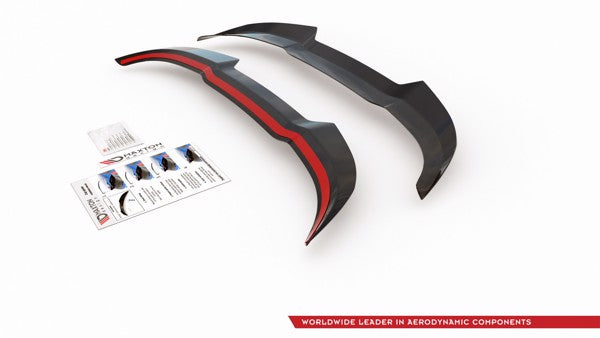 Maxton Spoiler Cap V.3 Ford Fiesta Mk8 St / St-Line - Gloss Black