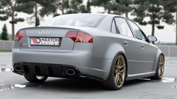 Maxton Rear Valance Audi RS4 B7 - Gloss Black