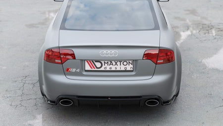 Maxton Rear Valance Audi RS4 B7 - Gloss Black
