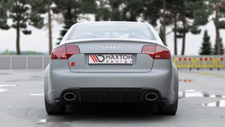 Maxton Rear Valance Audi RS4 B7 - Gloss Black