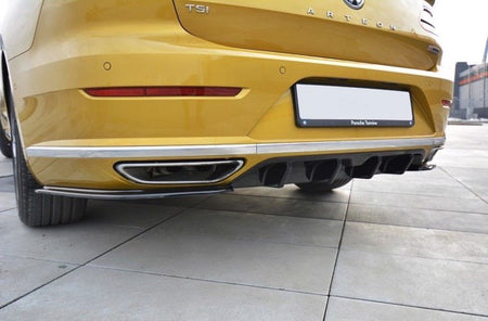Maxton Rear Side Splitters VW Arteon - Gloss Black