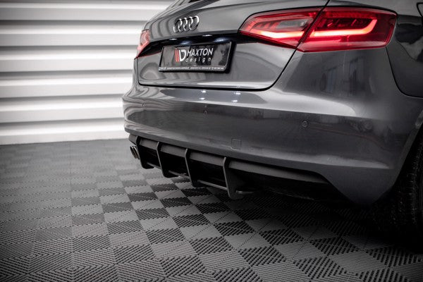 Maxton Street Pro Rear Diffuser Audi A3 Sportback 8V - Black