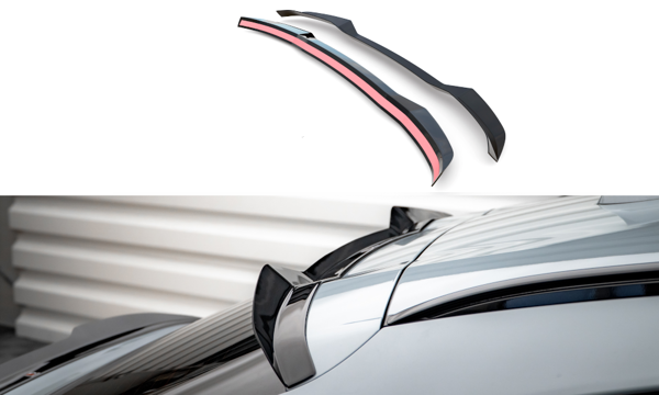 Maxton Spoiler Cap V.2 BMW X4 M-Pack G02 Facelift - Gloss Black