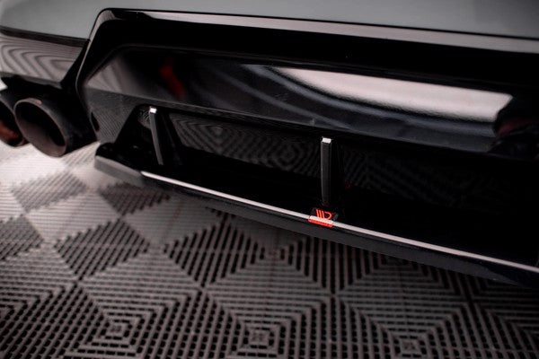Maxton Central Rear Splitter For BMW 2 Coupe M240I G42 - Gloss Black