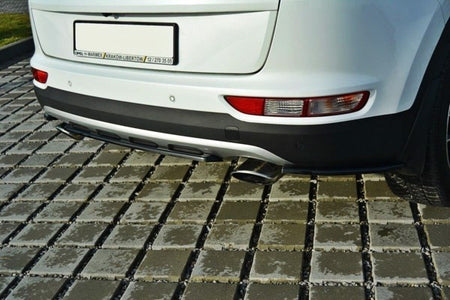 Maxton Central Rear Splitter Kia Sportage Mk4 Gt-Line - Gloss Black