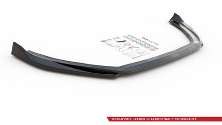 Maxton Front Splitter V.4 Ford Fiesta Mk8 St / St-Line - Gloss Black
