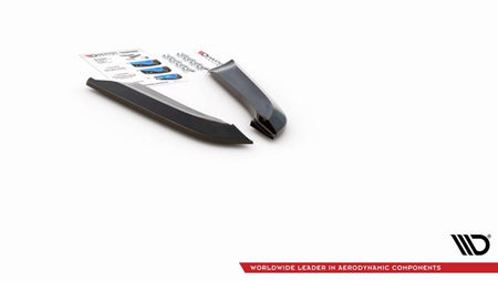 Maxton Rear Side Splitters V.2 Audi RS4 Sedan B7 - Gloss Black