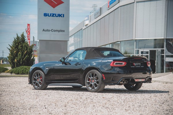 Maxton Side Skirts Diffusers Fiat 124 Spider Abarth - Gloss Black