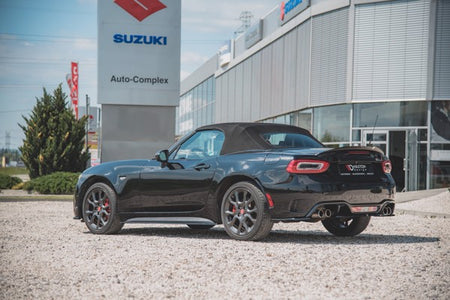 Maxton Side Skirts Diffusers Fiat 124 Spider Abarth - Gloss Black