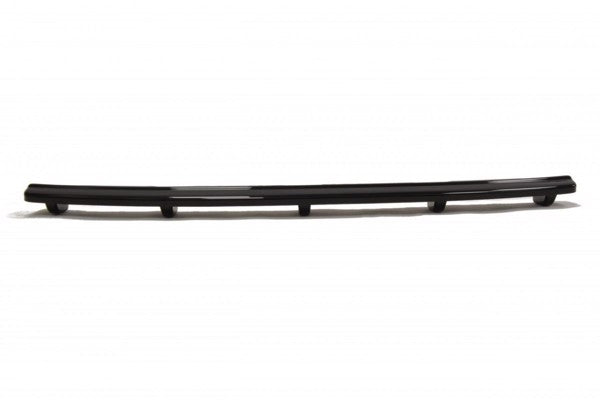 Maxton Central Rear Splitter VW Passat Cc R36 Rline (Preface) (With Vertical Bars) - Gloss Black
