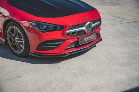 Maxton Front Splitter V.1 Mercedes-Benz Cla Amg-Line C118 - Gloss Black