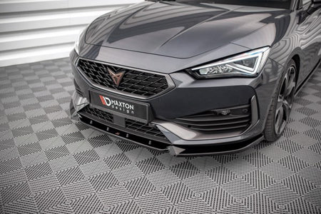 Maxton Front Splitter V.1 Cupra Leon - Gloss Black