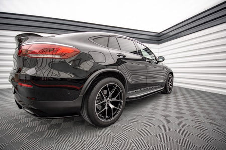 Maxton Side Skirts Diffusers Mercedes-Benz Glc Coupe Amg-Line C253 Facelift - Gloss Black