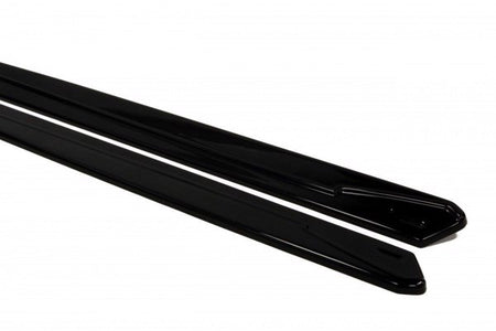 Maxton Side Skirts Diffusers Honda Civic Ix Type R - Gloss Black