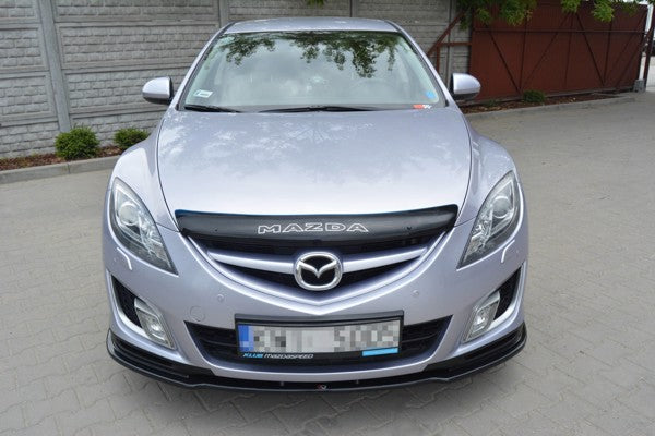 Maxton Front Splitter Mazda 6 Mk2 Sport Hatch (Gh-Series) Preface - Gloss Black