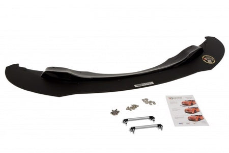 Maxton Front Racing Splitter BMW M3 E92 / E93 (Preface Model) - ABS+Gloss Black