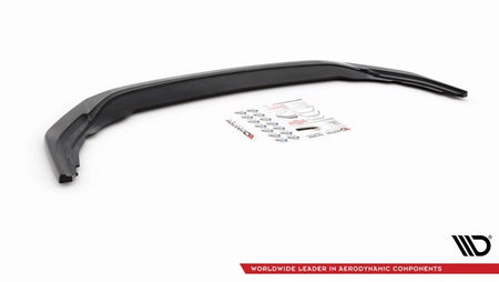 Maxton Front Splitter V.3 Volkswagen Golf R Mk8 - Gloss Black