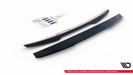 Maxton Spoiler Cap Volkswagen Caddy Mk5 - Gloss Black