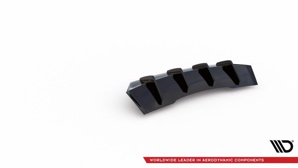 Maxton Rear Valance Audi A4 B9 Facelift - Gloss Black