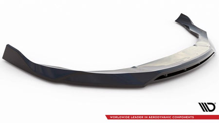 Maxton Front Splitter V.2 Audi E-Tron Gt / RS Gt Mk1 - Gloss Black