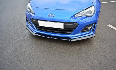 Maxton Front Splitter V.2 Subaru Brz Facelift - Gloss Black