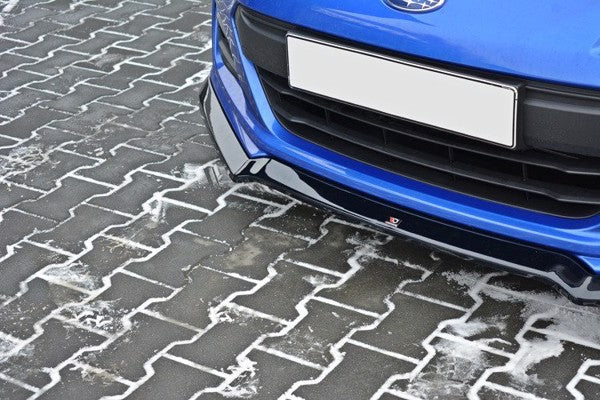 Maxton Front Splitter V.2 Subaru Brz Facelift - Gloss Black