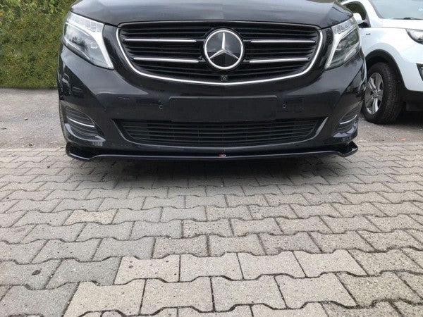 Maxton Front Splitter V.3 Mercedes V-Class W447 - Gloss Black