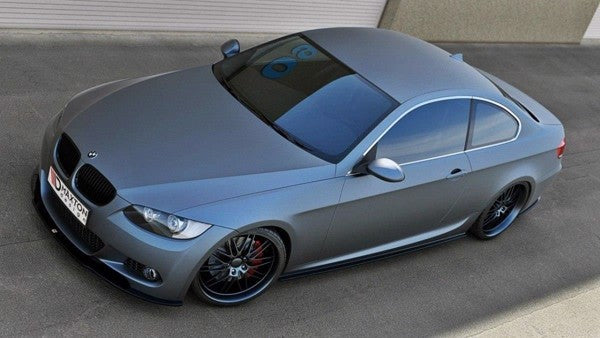 Maxton Front Splitter For BMW 3 E92 Mpack - Gloss Black