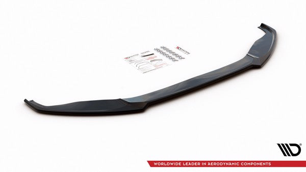 Maxton Front Splitter Audi S6 / A6 S-Line C7 Fl  - Gloss Black