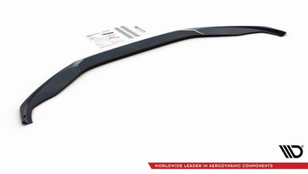 Maxton Front Splitter Audi S6 / A6 S-Line C7 Fl  - Gloss Black