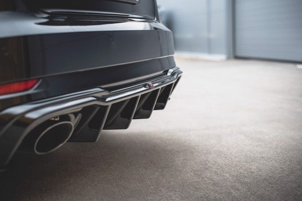 Maxton Rear Valance V.2 Audi RS3 8V Sportback Facelift - Gloss Black