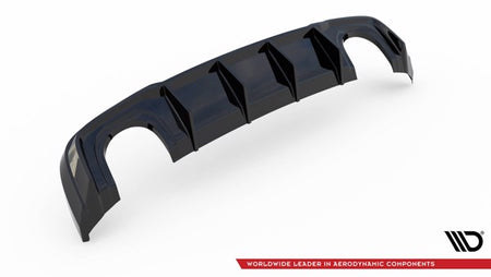 Maxton Rear Valance V.2 Audi RS3 8V Sportback Facelift - Gloss Black