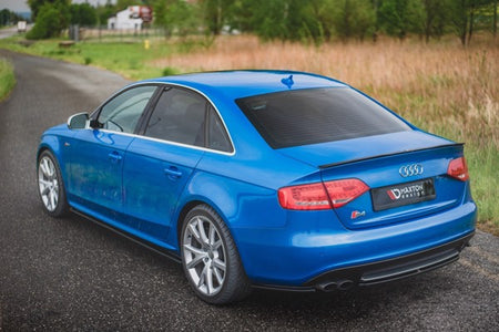 Maxton Spoiler Cap Audi A4 / A4 S-Line B8 / B8 Fl Sedan - Gloss Black