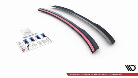 Maxton Spoiler Cap Audi A4 / A4 S-Line B8 / B8 Fl Sedan - Gloss Black