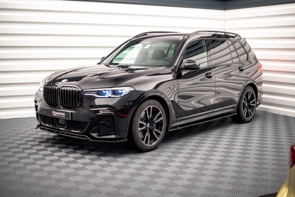 Maxton Side Skirts Diffusers BMW X7 M G07 - Gloss Black