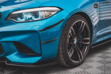 Maxton Front Bumper Wings (Canards) BMW M2 F87